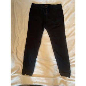 GUESS JOGGER PANTS BLACK JOGGERS 32